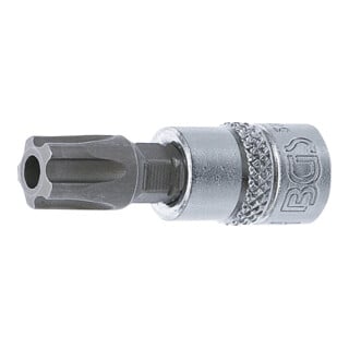 BGS Dopsleutelbit | 6,3 mm (1/4") | TS-profiel (voor TX-plus) met boring TS50