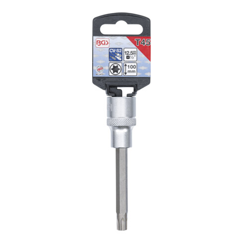 BGS Dopsleutelbit | lengte 100 mm | 12,5 mm (1/2") | T-profiel (voor Torx) T45