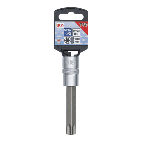 BGS Dopsleutelbit | lengte 100 mm | 12,5 mm (1/2") | T-profiel (voor TX) T60