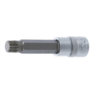 BGS Dopsleutelbit | lengte 100 mm | 12,5 mm (1/2") | veeltand (voor XZN) M14
