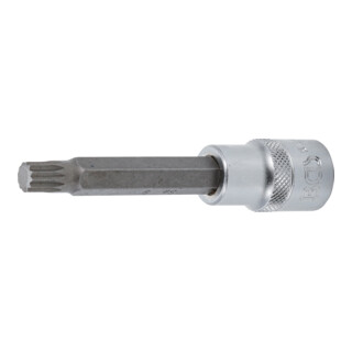 BGS Dopsleutelbit | lengte 100 mm | 12,5 mm (1/2") | veeltand (voor XZN) M9
