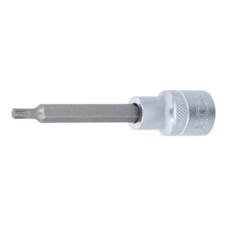 BGS Dopsleutelbit | lengte 100 mm | 12,5 mm (1/2") | wigprofiel (voor RIBE) M5