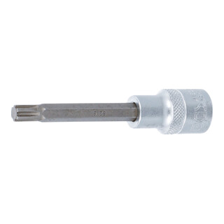 BGS Dopsleutelbit | lengte 100 mm | 12,5 mm (1/2") | wigprofiel (voor RIBE) M8