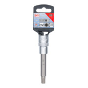BGS Dopsleutelbit | lengte 100 mm | 12,5 mm (1/2") | wigprofiel (voor RIBE) M9-3