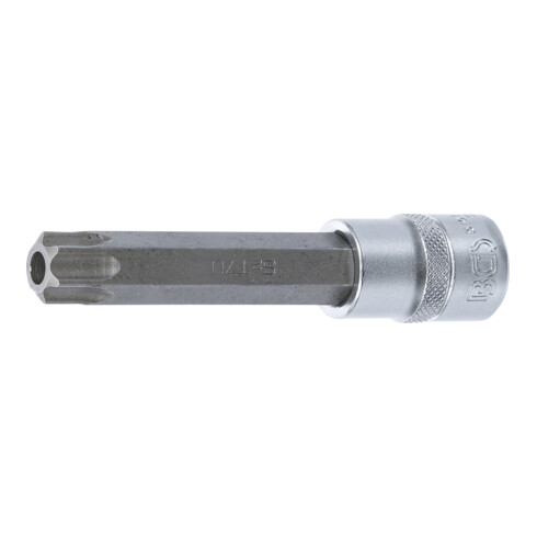 BGS Dopsleutelbit | lengte 110 mm | 12,5 mm (1/2") | T-profiel (voor Torx) met boring T70