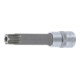 BGS Dopsleutelbit | lengte 110 mm | 12,5 mm (1/2") | T-profiel (voor TX) met boring T80-1