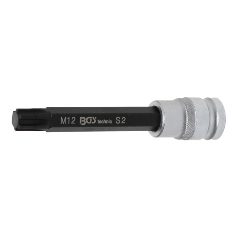 BGS Dopsleutelbit | lengte 120 mm | 12,5 mm (1/2") | wigprofiel (voor RIBE) M12