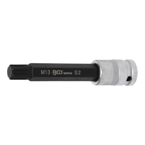 BGS Dopsleutelbit | lengte 120 mm | 12,5 mm (1/2") | wigprofiel (voor RIBE) M13