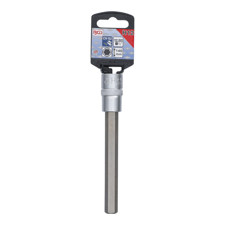 BGS Dopsleutelbit | lengte 140 mm | 12,5 mm (1/2") | INBUS 12 mm