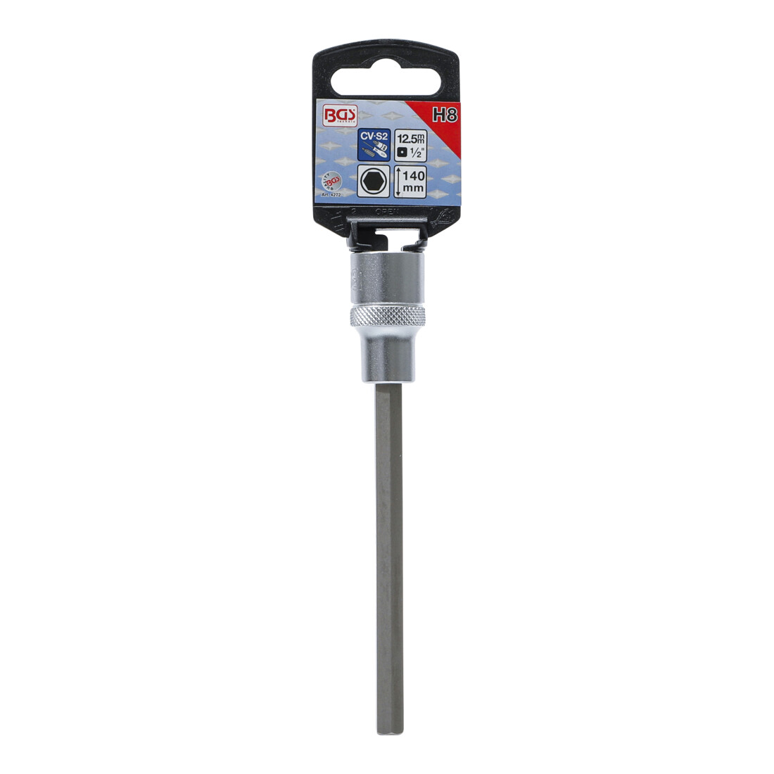 BGS Dopsleutelbit | lengte 140 mm | 12,5 mm (1/2") | INBUS 8 mm