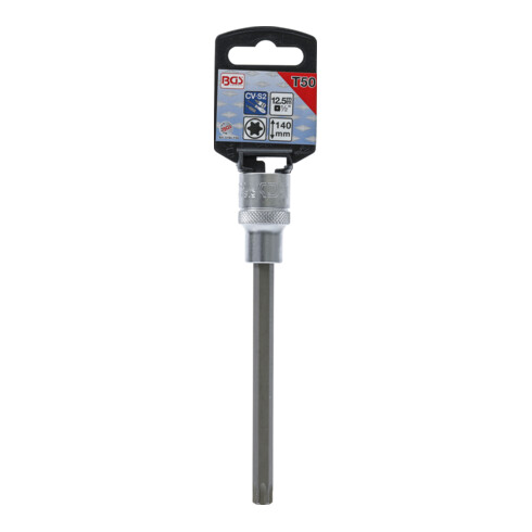 BGS Dopsleutelbit | lengte 140 mm | 12,5 mm (1/2") | T-profiel (voor Torx) T50