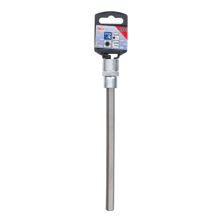 BGS Dopsleutelbit | lengte 200 mm | 12,5 mm (1/2") | INBUS 10 mm