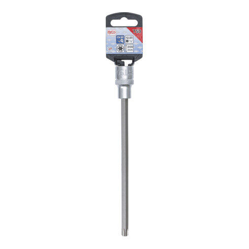BGS Dopsleutelbit | lengte 200 mm | 12,5 mm (1/2") | T-profiel (voor Torx) T50