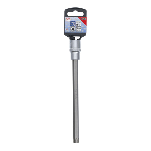 BGS Dopsleutelbit | lengte 200 mm | 12,5 mm (1/2") | T-profiel (voor TX) T55