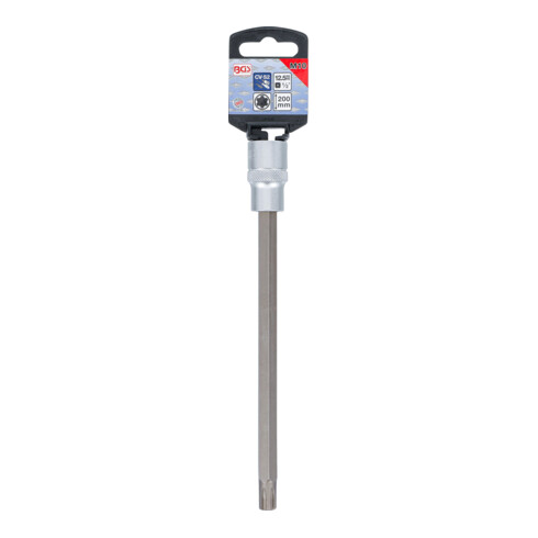 BGS Dopsleutelbit | lengte 200 mm | 12,5 mm (1/2") | wigprofiel (voor RIBE) M10