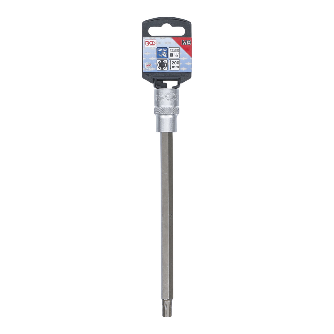 BGS Dopsleutelbit | lengte 200 mm | 12,5 mm (1/2") | wigprofiel (voor RIBE) M9