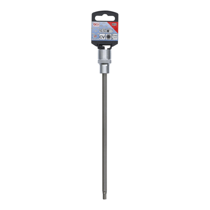 BGS Dopsleutelbit | lengte 240 mm | 12,5 mm (1/2") | INBUS 6 mm