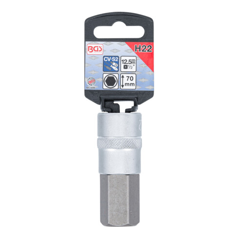 BGS Dopsleutelbit | lengte 70 mm | 12,5 mm (1/2") | INBUS 22 mm