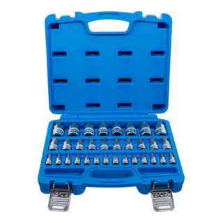 BGS Dopsleutelbitset | Binnenzeskant 2 - 19 mm / 1/4 - 9/16" | metrische en inchmaten | 32-dlg.