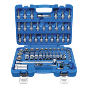 BGS dopsleutelset aandrijving 10 mm inch maten 61 dlg.