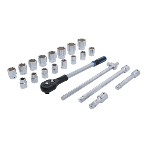 BGS dopsleutelset aandrijving 20 mm 21 dlg.