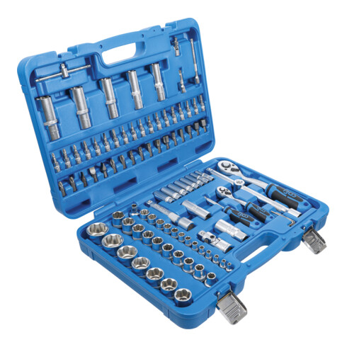 BGS Dopsleutelset asprofiel aandrijving 6,3 mm / 12,5 mm 95-dl.