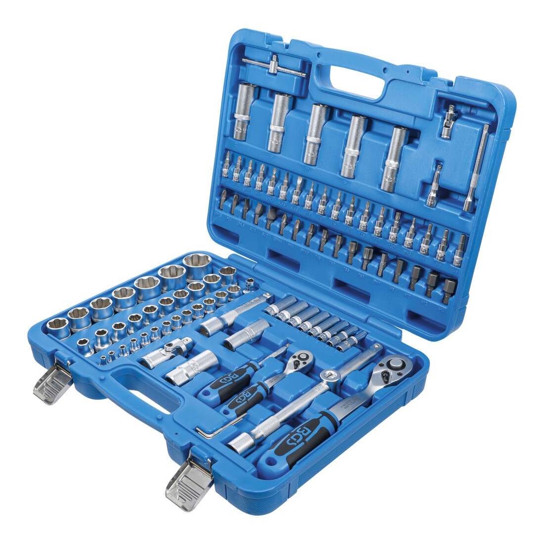 BGS Dopsleutelset asprofiel aandrijving 6,3 mm / 12,5 mm 95-dl.