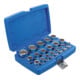 BGS Dopsleutelset Gear Lock aandrijving binnenvierkant 12,5 mm 19 dlg.