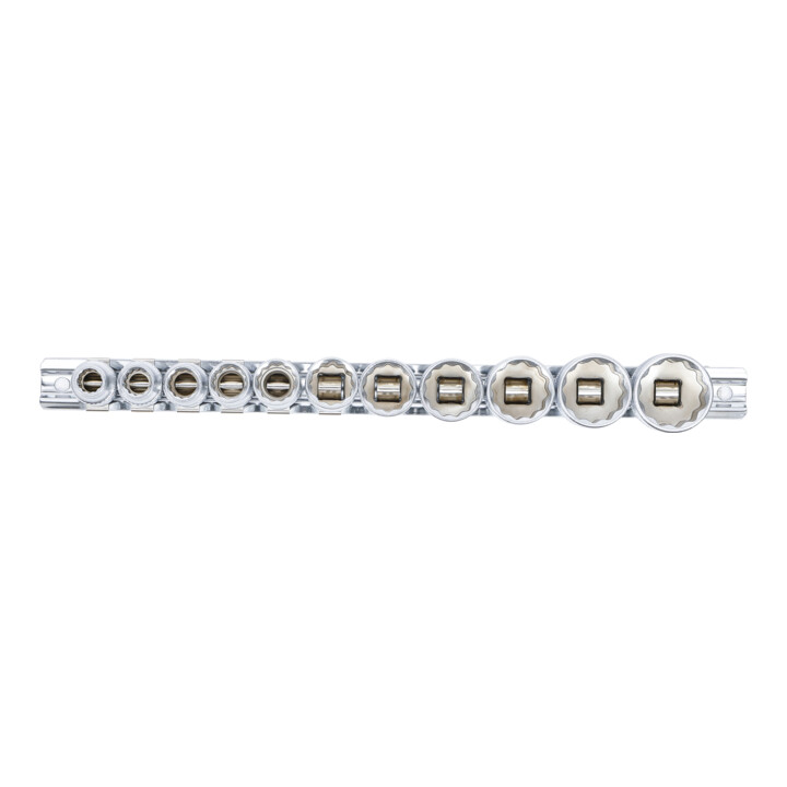 BGS Dopsleutelset, twaalfkant aandrijving vierkantaandrijving 10 mm (3/8 inch) inch maten 11 delig