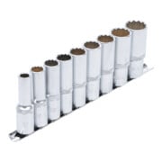 BGS Dopsleutelset Twaalfkant, diep Drive Vierkantaandrijving 12,5 mm (1/2 inch) SW 10 - 24 mm 9 delig-3