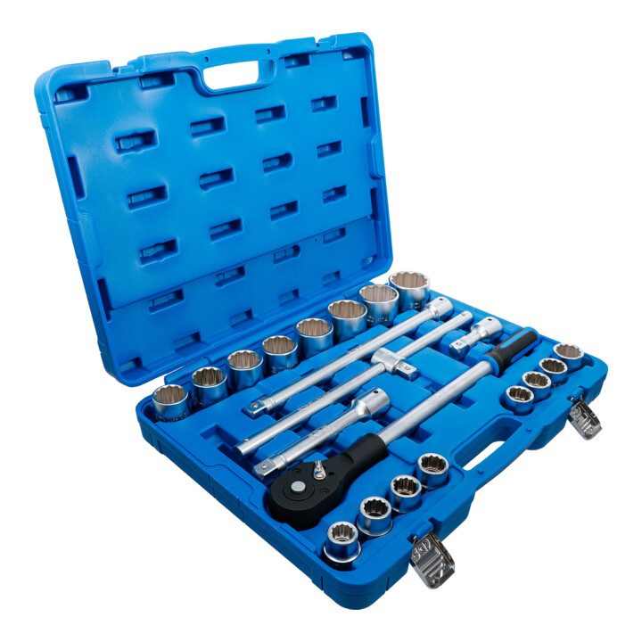 BGS dopsleutelset Twaalfzijdige aandrijving 20 mm 21 dlg.