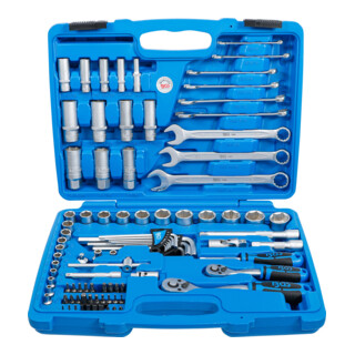 BGS dopsleutelset zeskant aandrijving 6,3 mm (1/4 inch) / 10 mm (3/8 inch) 92 delig