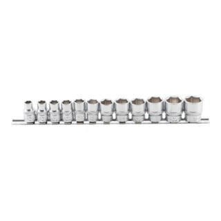 BGS Dopsleutelset, zeskant aandrijving vierkantaandrijving 10 mm (3/8 inch) SW 8 - 19 mm 12 delig