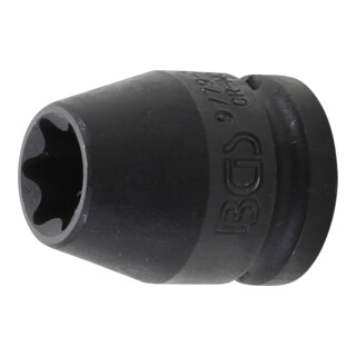 BGS Douille à choc, profil E 12,5 mm (1/2") E18
