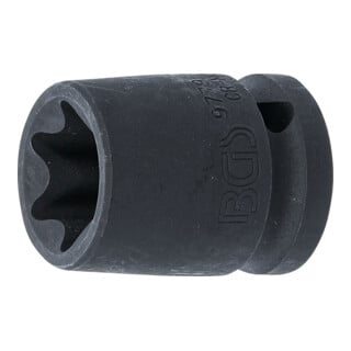 BGS Douille à choc, profil E 12,5 mm (1/2") E24