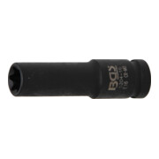 BGS Douille à choc, profil E, longue 12,5 mm (1/2") E16 mm