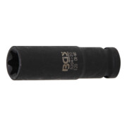 BGS Douille à choc, profil E, longue 12,5 mm (1/2") E20 mm