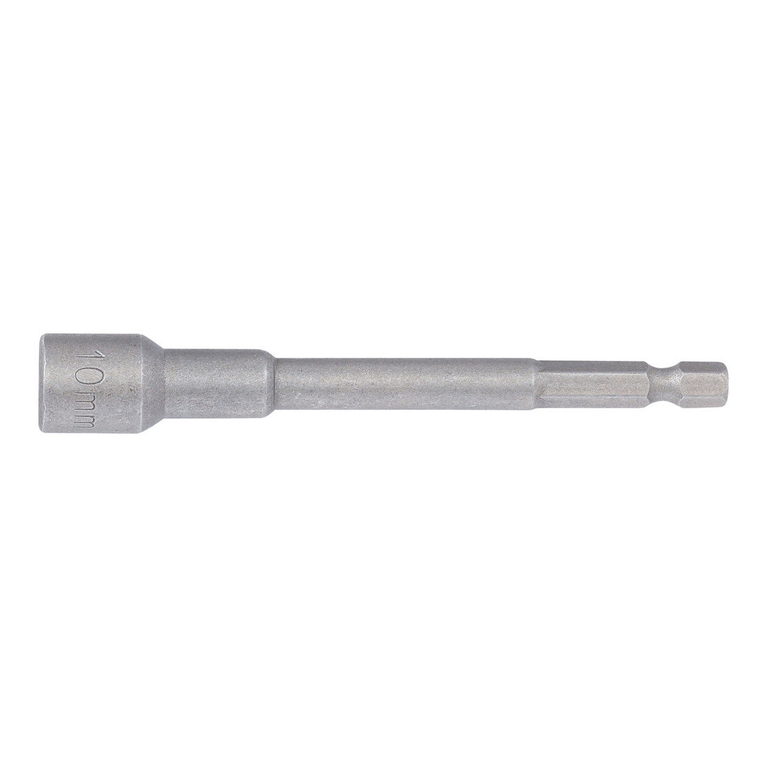 BGS Douille à choc, six pans extra longue pour perceuses 6,3 mm (1/4") 10 mm