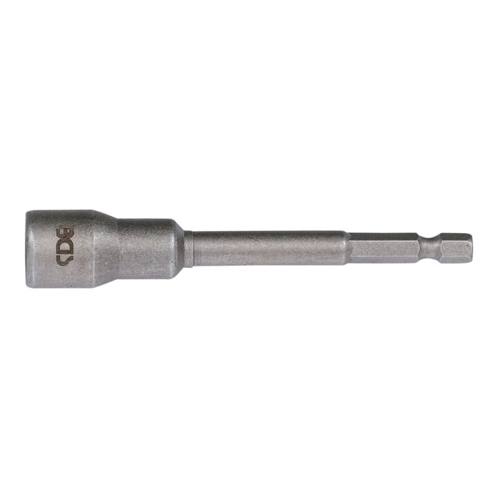 BGS Douille à choc, six pans extra longue pour perceuses 6,3 mm (1/4") 11 mm