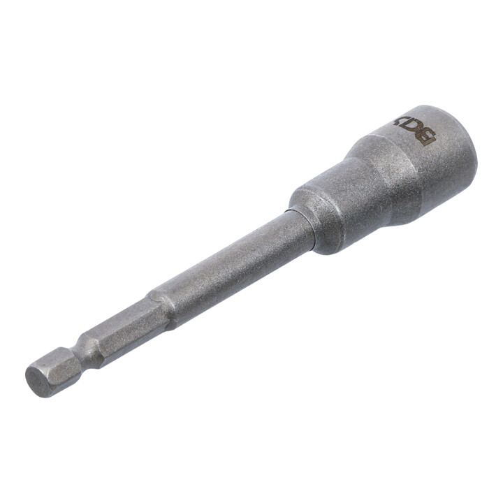 BGS Douille à choc, six pans extra longue pour perceuses 6,3 mm (1/4") 11 mm