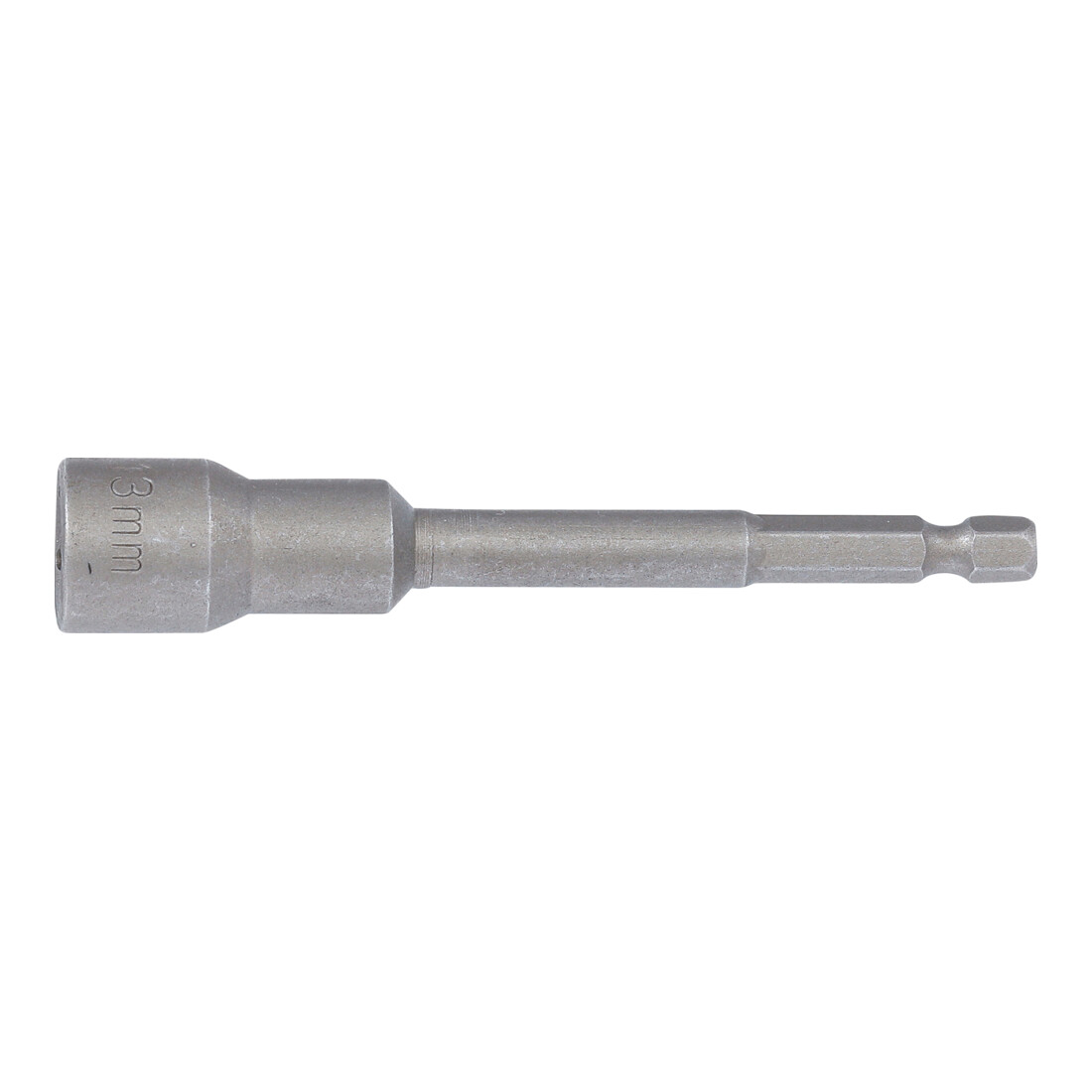 BGS Douille à choc, six pans extra longue pour perceuses 6,3 mm (1/4") 13 mm