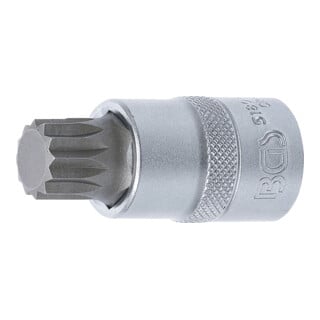 BGS Douille à embouts 12,5 mm (1/2") denture multiple intérieure (pour XZN) M17