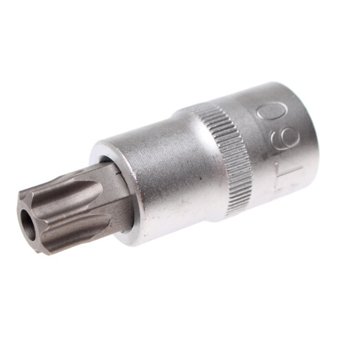 BGS Douille à embouts 12,5 mm (1/2") profil T (pour Torx) avec perçage T60