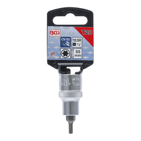 BGS Douille à embouts 12,5 mm (1/2") profil T (pour Torx) T20