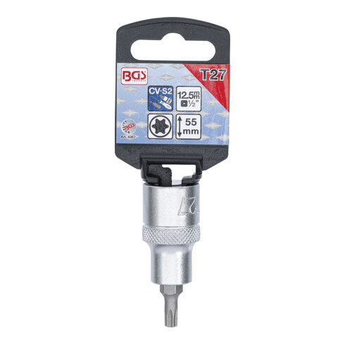 BGS Douille à embouts 12,5 mm (1/2") profil T (pour Torx) T27