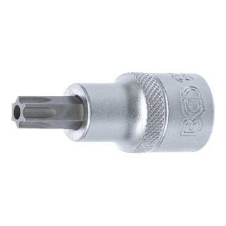 BGS Douille à embouts 12,5 mm (1/2") profil T (pour TX) avec perçage T50