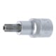 BGS Douille à embouts 12,5 mm (1/2") profil T (pour TX) avec perçage T50-1