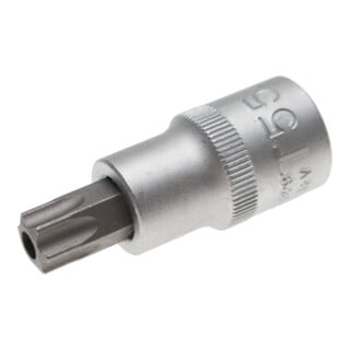 BGS Douille à embouts 12,5 mm (1/2") profil T (pour TX) avec perçage T55