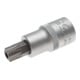 BGS Douille à embouts 12,5 mm (1/2") profil T (pour TX) avec perçage T55-1