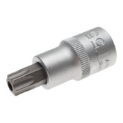 BGS Douille à embouts 12,5 mm (1/2") profil T (pour TX) avec perçage T55
